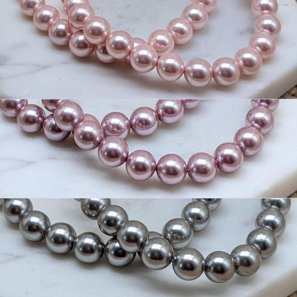 Muschelkern Armband 8 mm