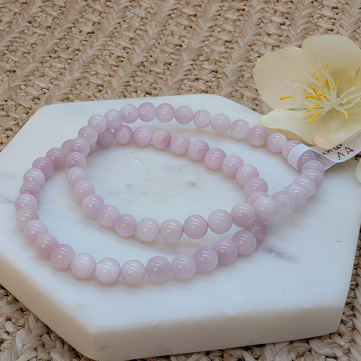 Kunzit Armband 6 mm