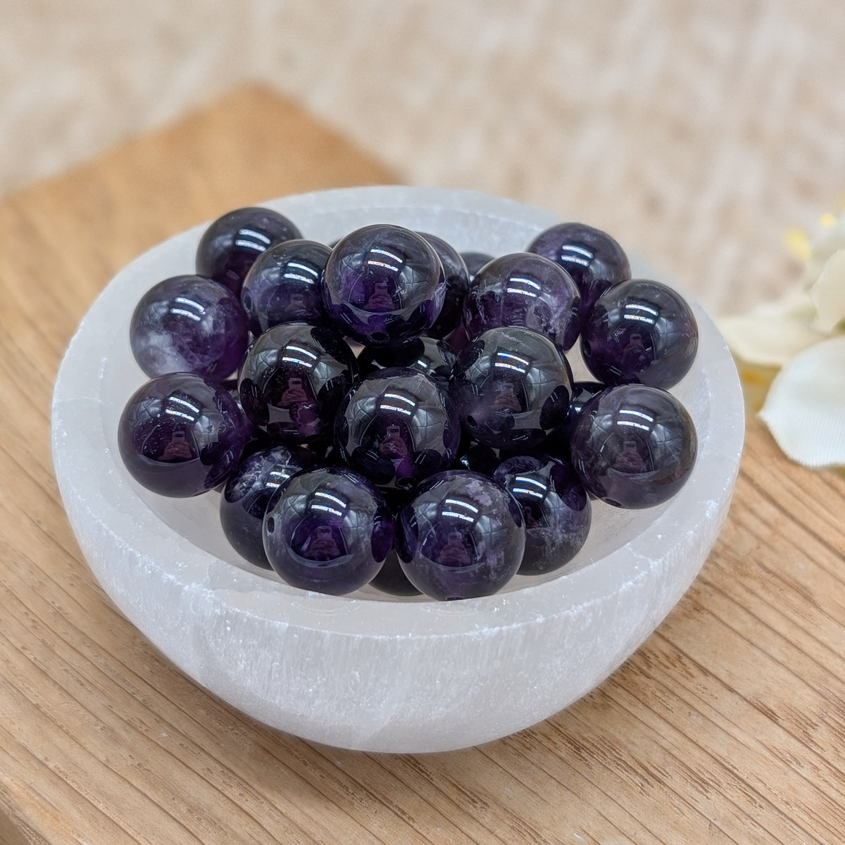 Amethyst Perlen 10 mm