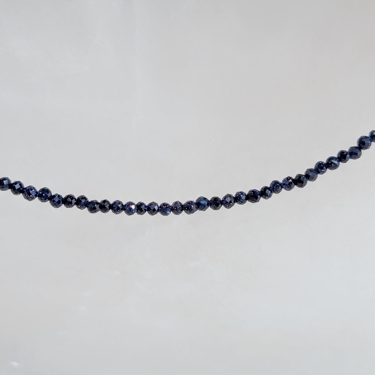 Blaufluss Halskette facettiert