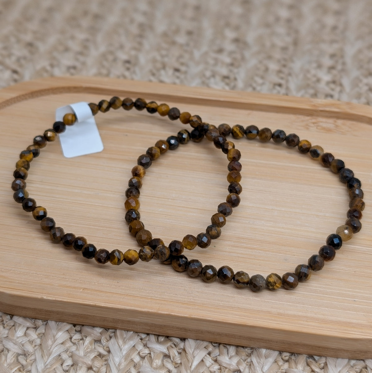 Tigerauge Armband facettiert