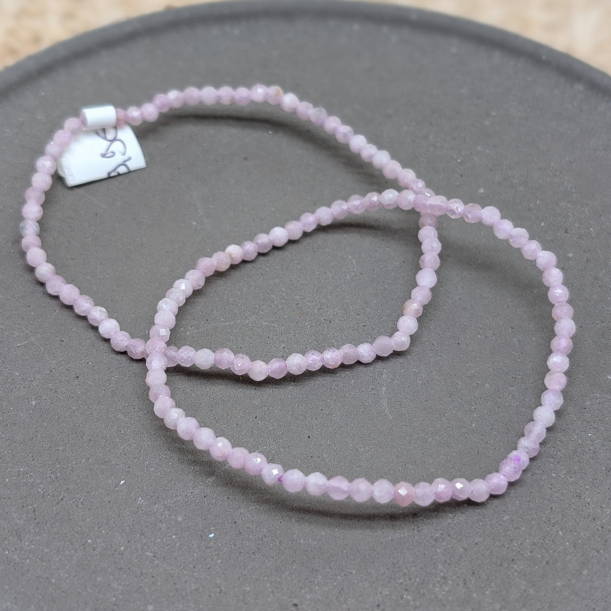 Kunzit Armband facettiert 3 mm