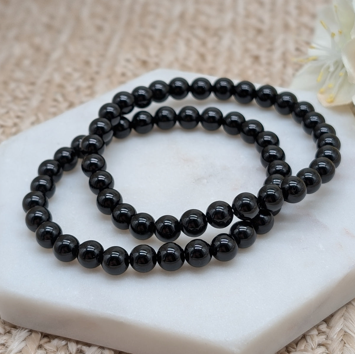Schörl Armband 6 mm