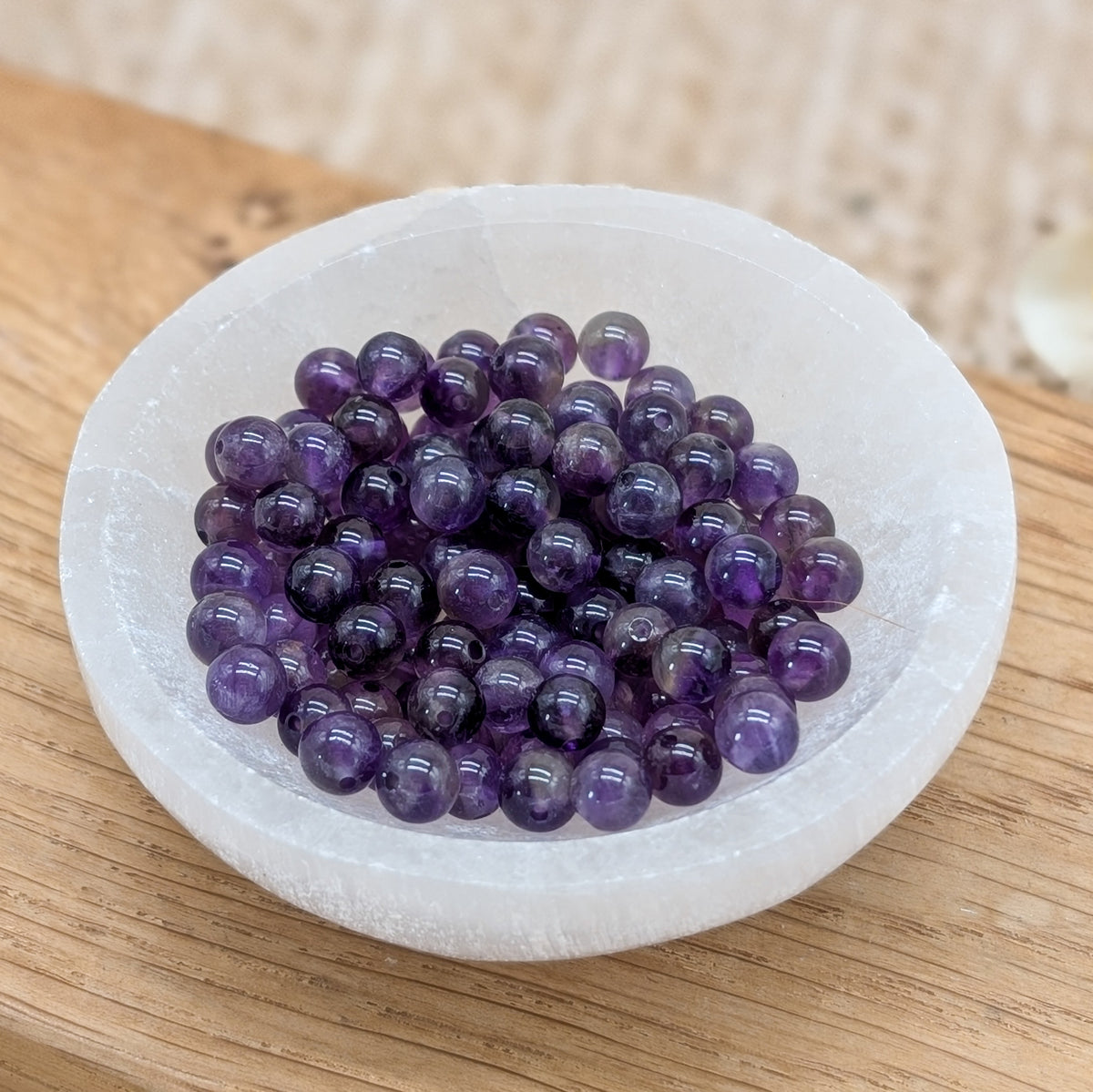Amethyst Perlen 4 - 4,5 mm