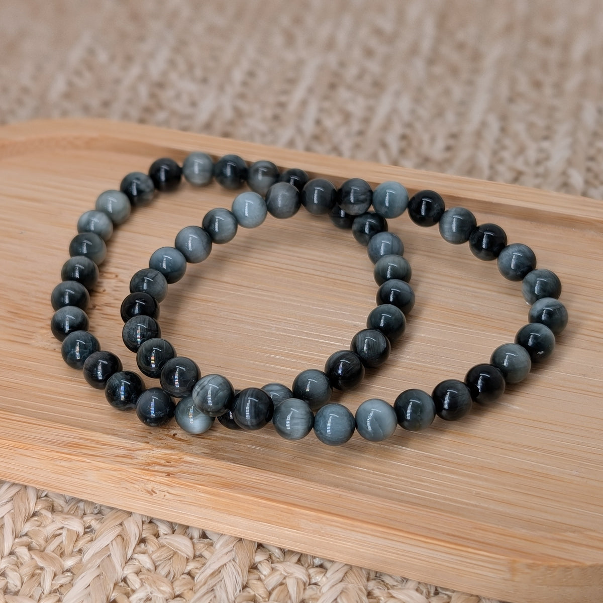 Quarz Katzenauge Armband 6mm
