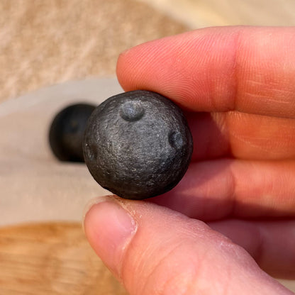 Silber Obsidian Mond Gravur