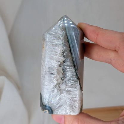 Druzy Achat Turm [RK]