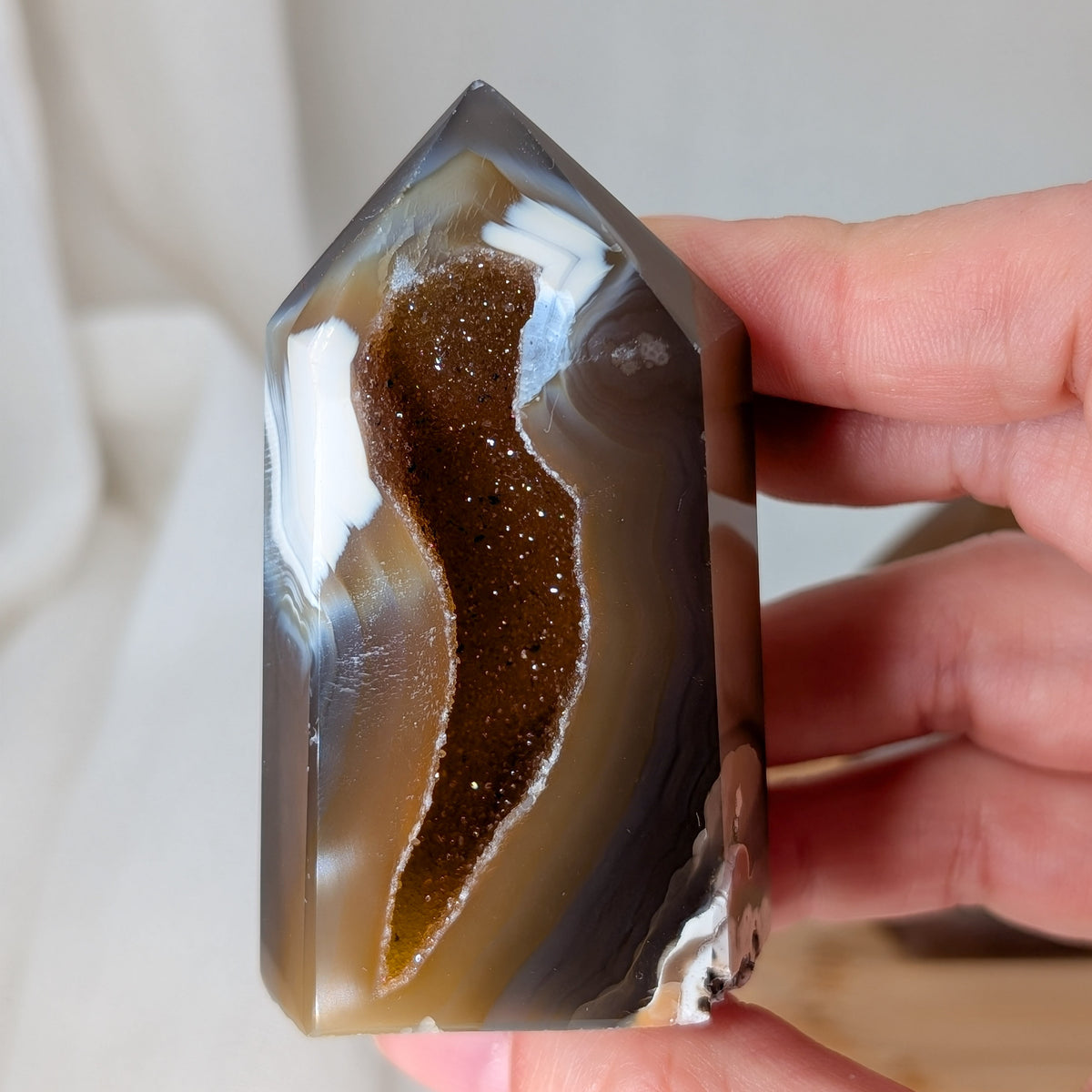 Druzy Achat Turm [DA+DB]