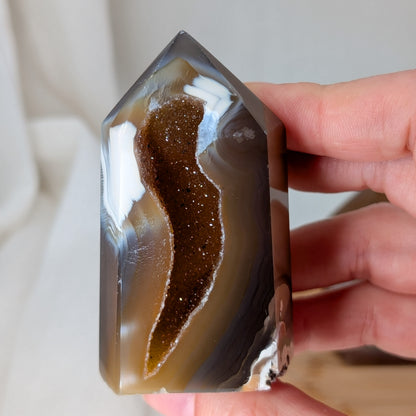 Druzy Achat Turm [DA+DB]