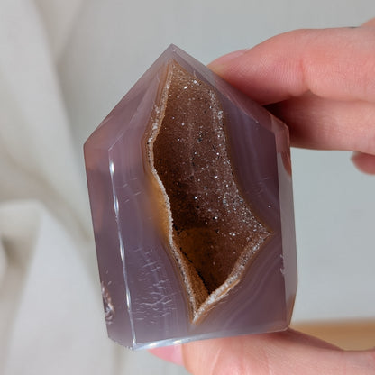 Druzy Achat Turm [HL]
