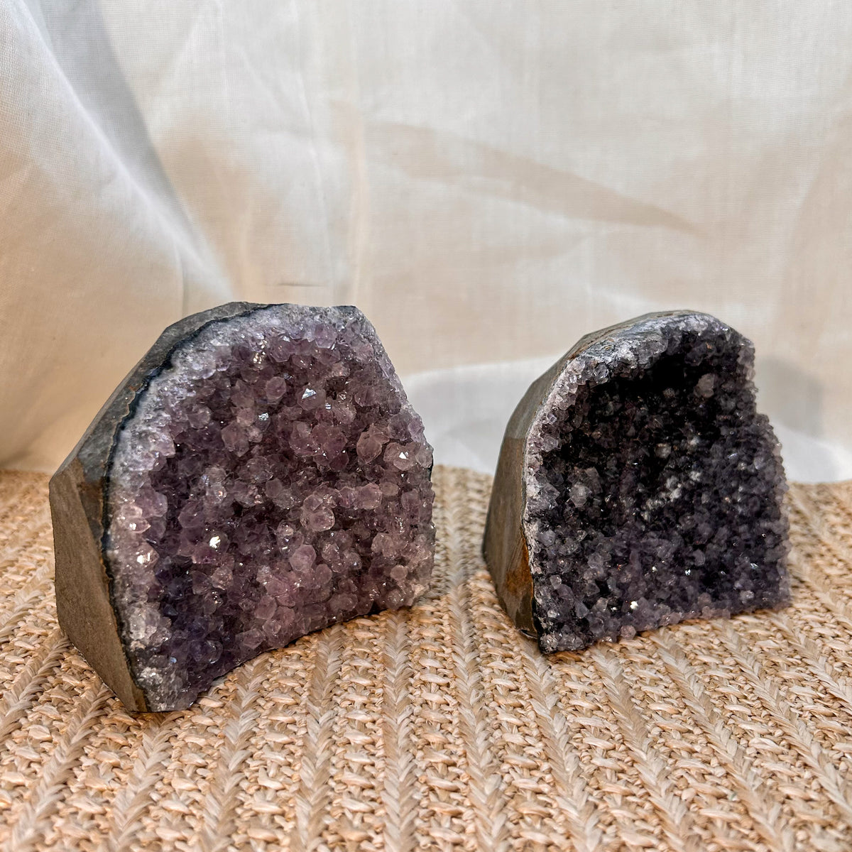 Amethyst Cluster Teelichthalter [A+B]