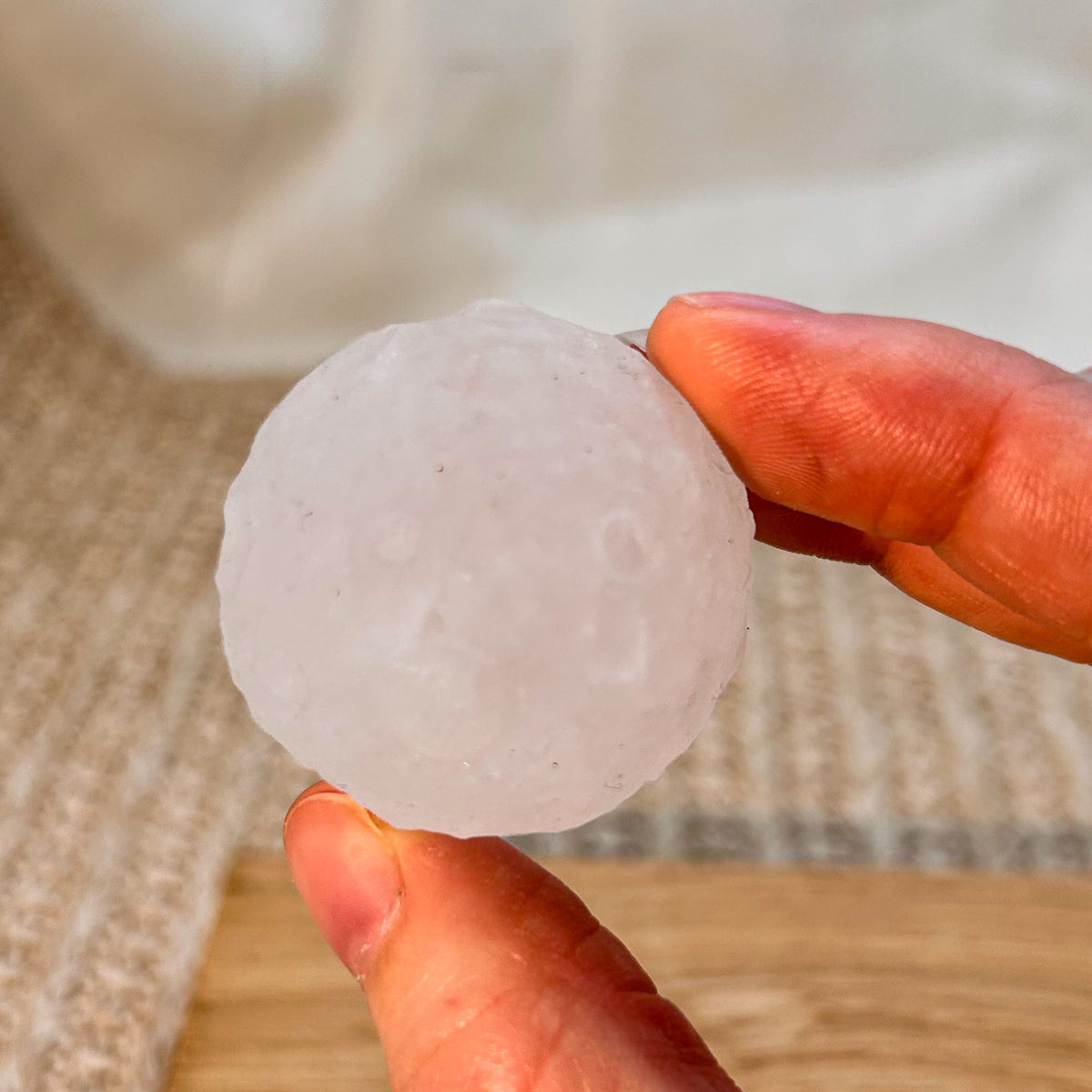 Bergkristall Mond Gravur