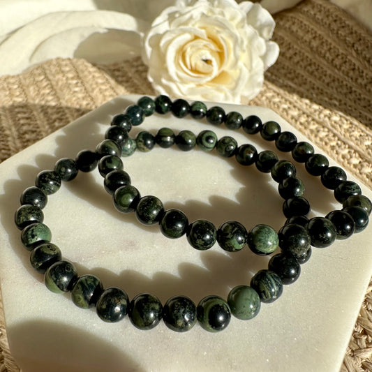 Eldarit / Kabamba Jaspis Armband 6 mm