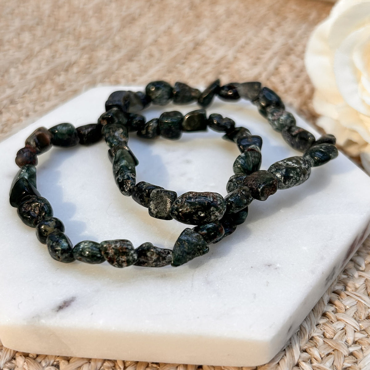 Seraphinit Nugget Armband