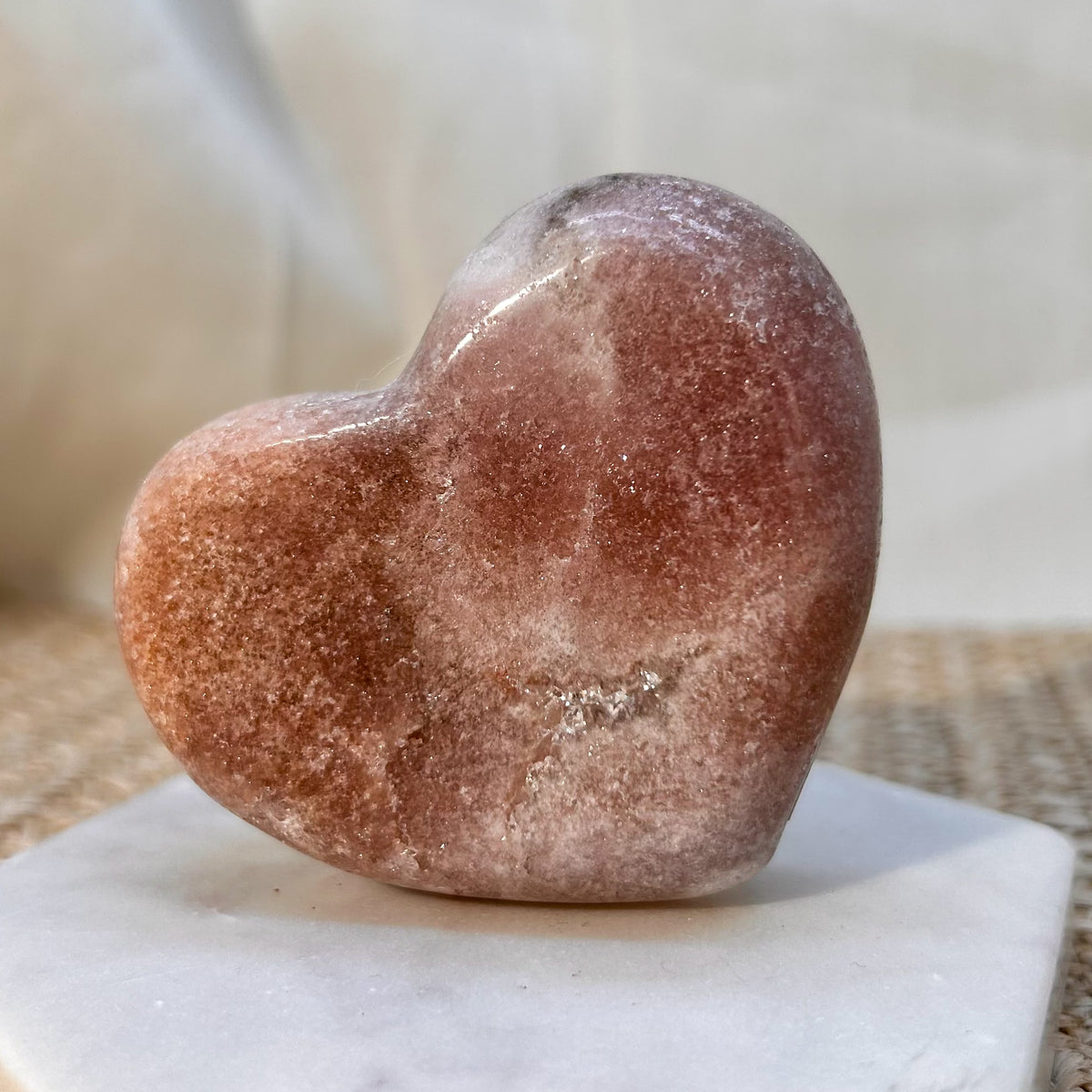 Druzy Pink Amethyst Herz [BL]