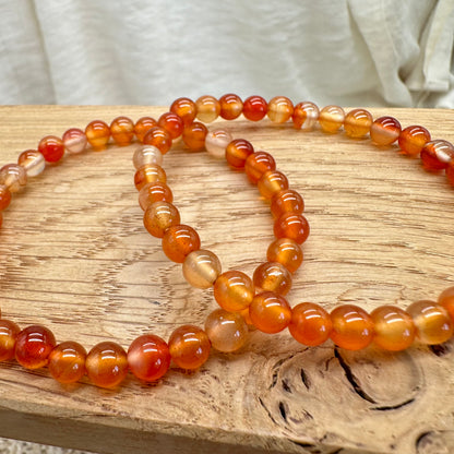 Karneol Armband 6 mm