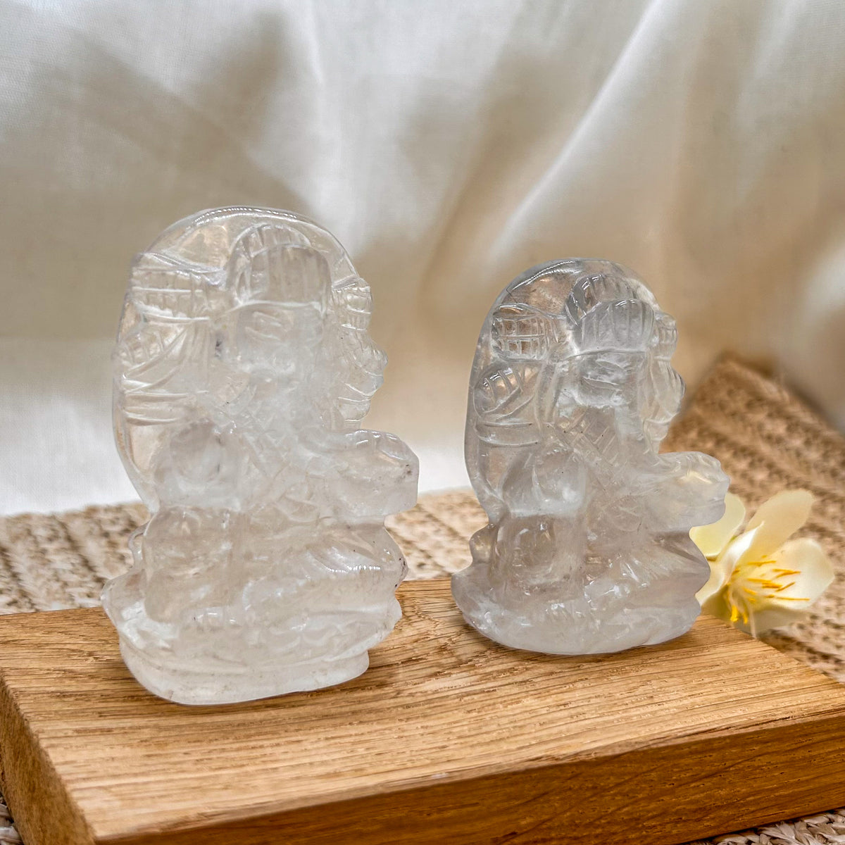 Bergkristall Ganesha Figur [GA + GB]