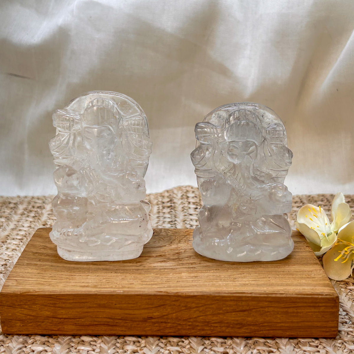 Bergkristall Ganesha Figur [GA + GB]