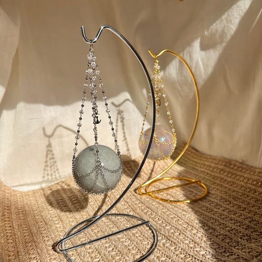 Kugelständer Schaukel (Gold und Silber)