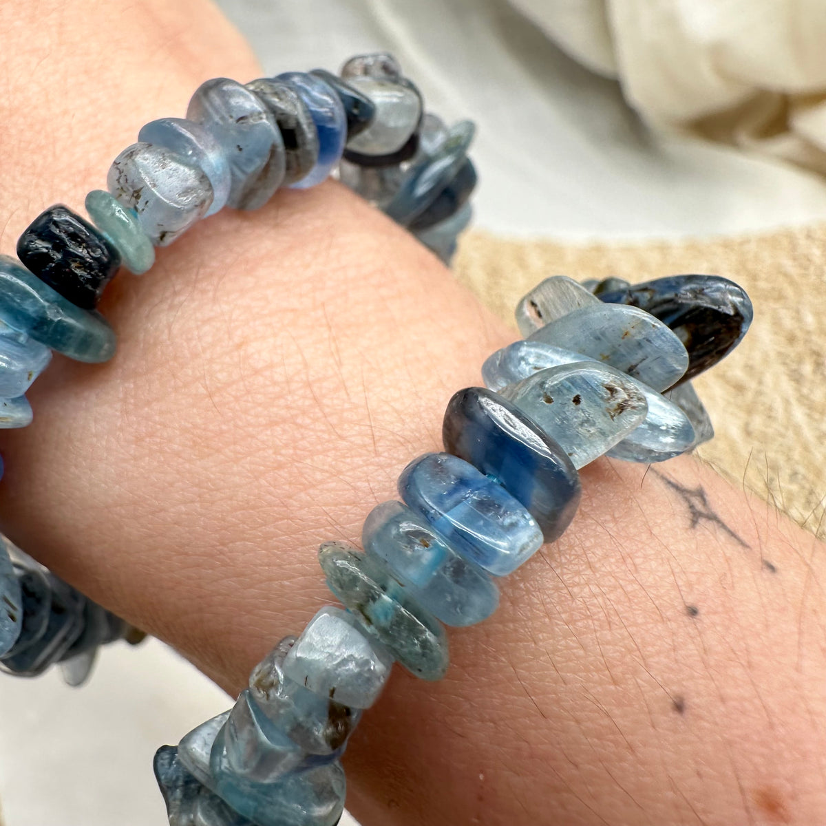 Disthen / Kyanit Splitterarmband