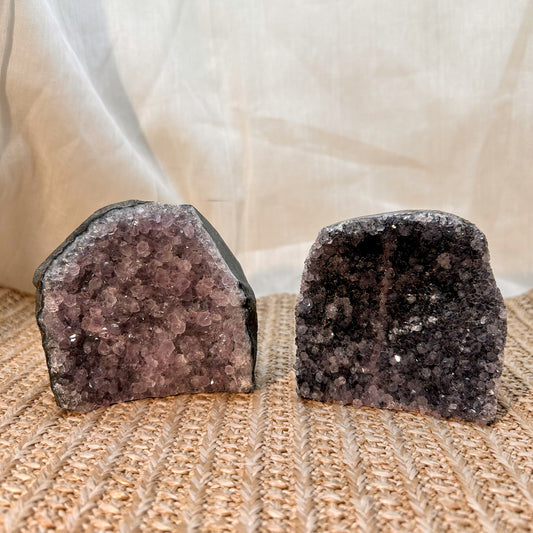 Amethyst Cluster Teelichthalter [A+B]