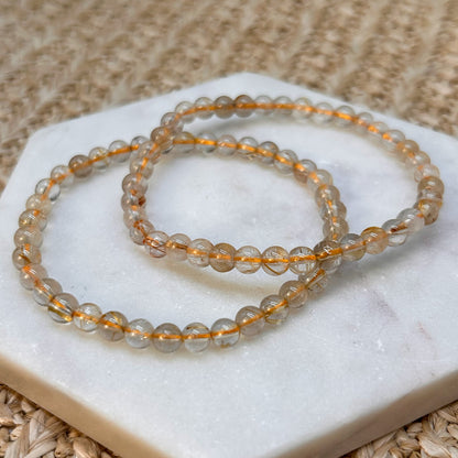 Goldener Rutilquarz Armband
