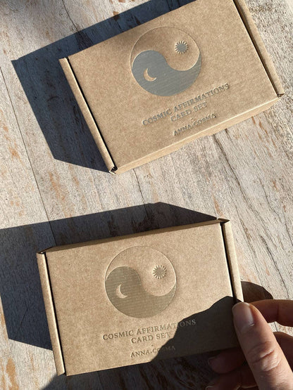 COSMIC AFFIRMATIONS - Kartenset mit 17 Karten - Orakel