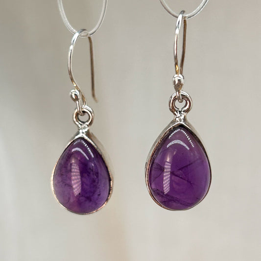 Amethyst Ohrringe Tropfen