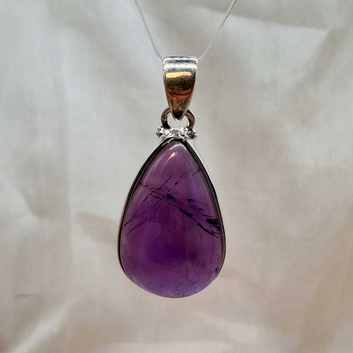 Amethyst Kettenanhänger Tropfen [A2]