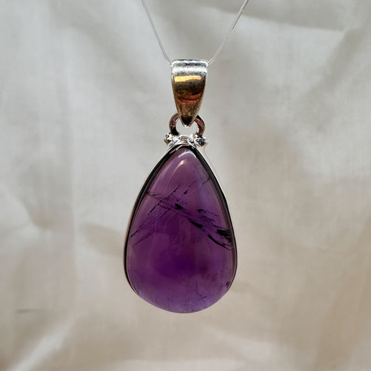 Amethyst Kettenanhänger Tropfen [A2]