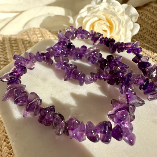 HQ Amethyst Splitterarmband
