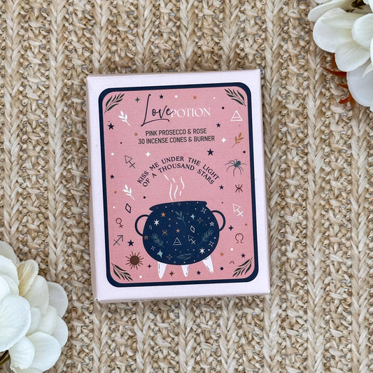 Love Potion Pink Prosecco & Rose Räucherkegel