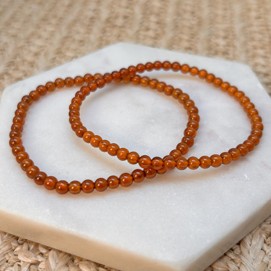 Hessonit Granat Armband
