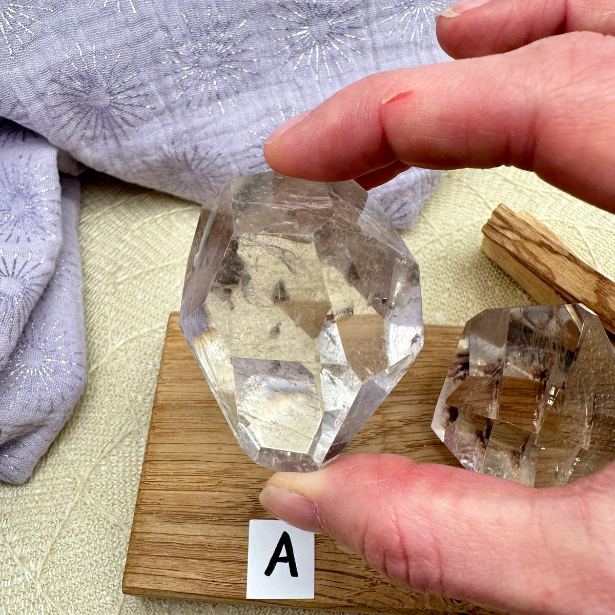 klare Bergkristall Freiform - Crystales