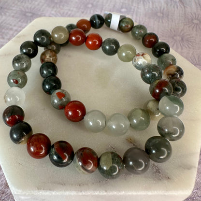 Afrikanischer Blutstein Armband 8mm