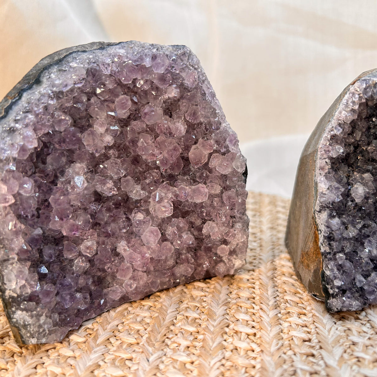 Amethyst Cluster Teelichthalter [A+B]