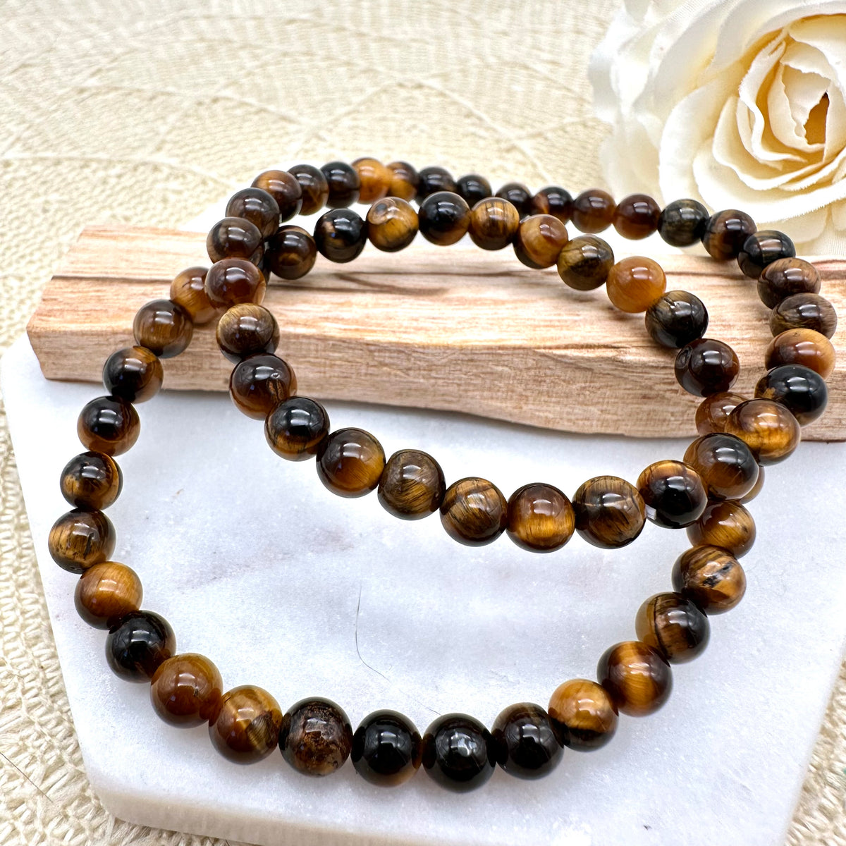 Tigerauge Armband 6 mm