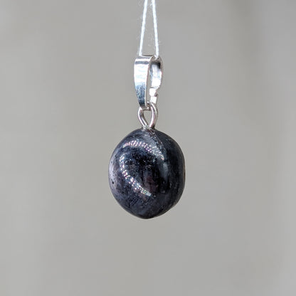 Sternsaphir Kettenanhänger, Silber [B]