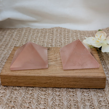 Rosenquarz Pyramide [A+B]