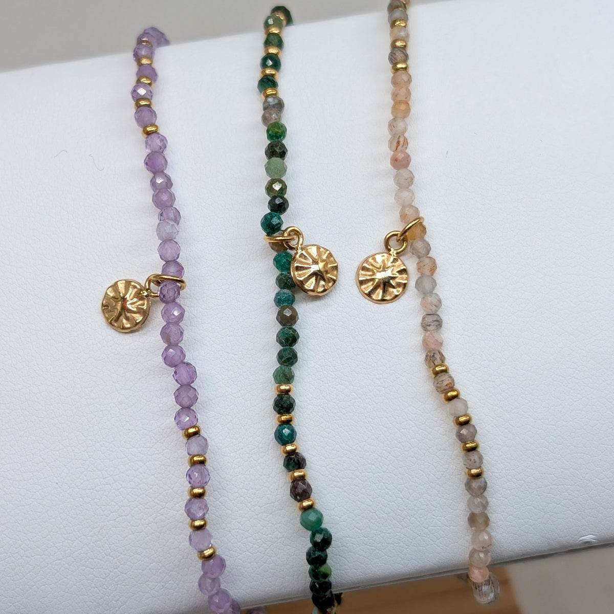 Armband facettiert Sonne Charm [3 Varianten]