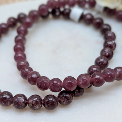 Lepidolith Armband 5,5 mm