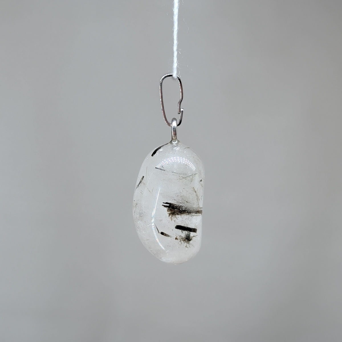 Turmalinquarz Kettenanhänger, 925er Silber [A]
