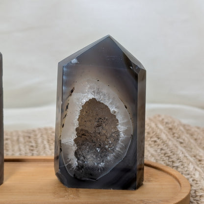 Druzy Achat Turm [DC+DD]