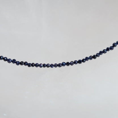 Blaufluss Halskette facettiert