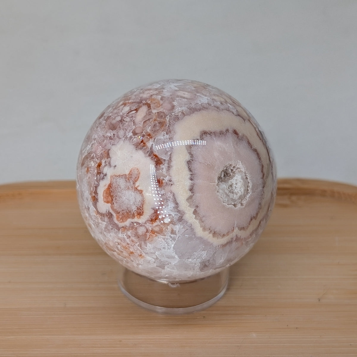 Druzy Blumenachat / Pink Amethyst Kugel [PK]