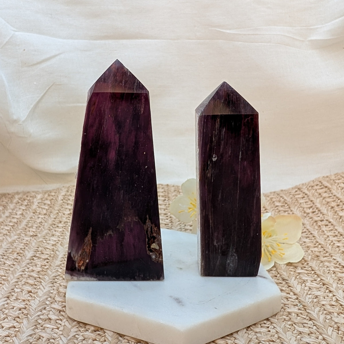 Gem Lepidolith / lila Mica Turm [LA+LB]