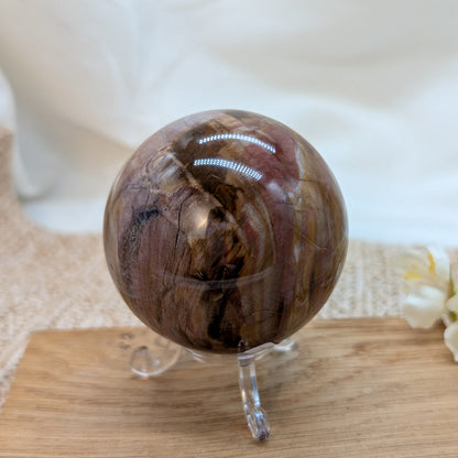 Versteinertes Holz Kugel [VC]
