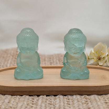 Fluorit Buddha