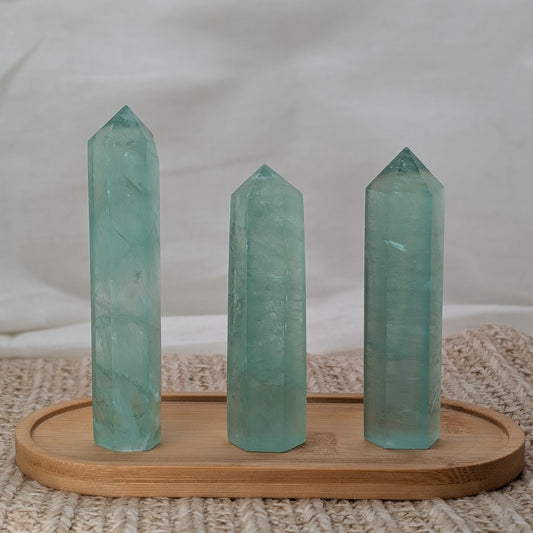 Grüner Fluorit Turm [A-C]