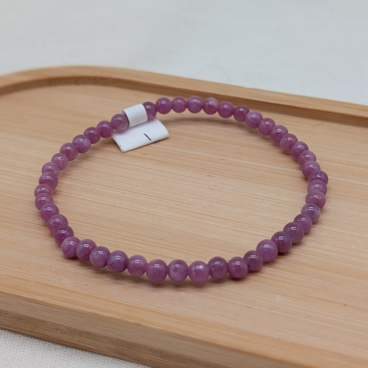 Rubin Armband 4 mm